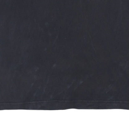 Champion Men's Black Small Cotton Crew Neck Logo T-Shirt