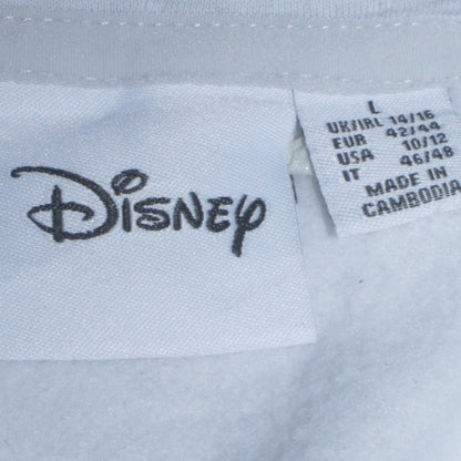 Disney Womens Grey Mickey Mouse Hoodie Size L 14/16 Primark Cares