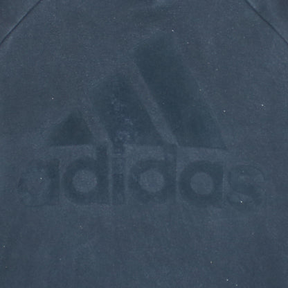Adidas Womens Black Small Pullover Hoodie Long Sleeve Logo Sportswear