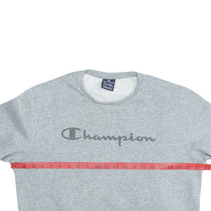 Champion Boys Grey 15-16 Years Crew Neck Pullover Sweatshirt
