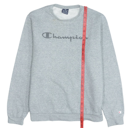 Champion Boys Grey 15-16 Years Crew Neck Pullover Sweatshirt