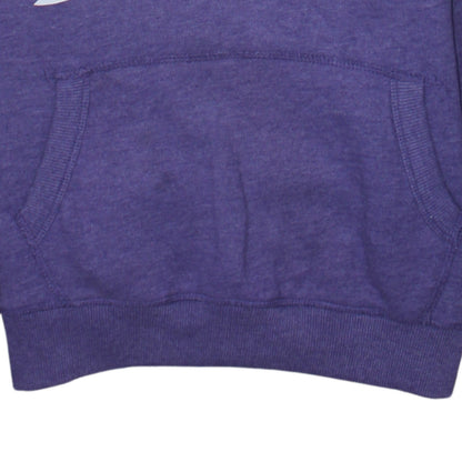 Superdry Women's Purple Pullover Hoodie M Graphic Print Casual