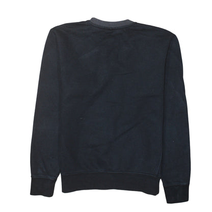 Nike Men's Black Small Crew Neck Fleece Pullover Sweatshirt