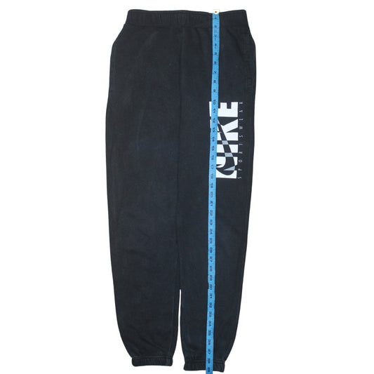 Nike Men's Black Jogger Fleece Sweatpants Size S Elastic Waist