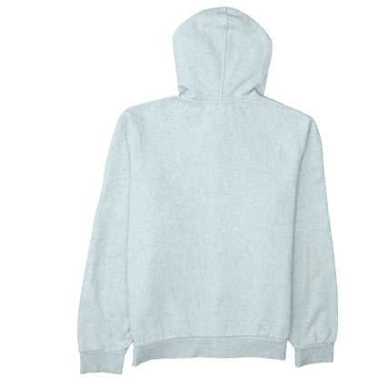 Lacoste Men’s Grey Full Zip Hoodie Size M Colour Block Logo Sweatshirt