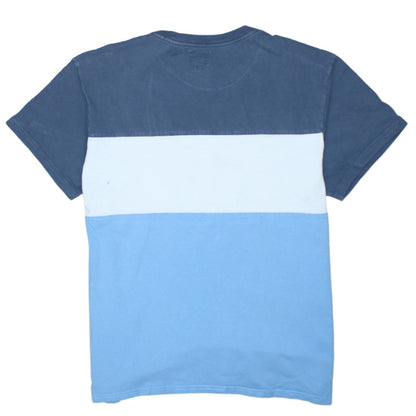 Levi's Men's Blue Colourblock Logo Cotton T-Shirt Size M