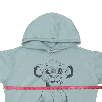 Disney Women Blue Simba Graphic Pullover Hoodie XS