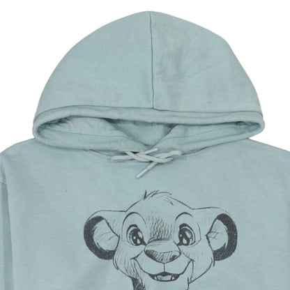 Disney Women Blue Simba Graphic Pullover Hoodie XS