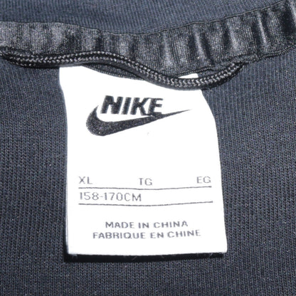 Nike Boys Black XL Full Zip Hoodie Fleece Sweatshirt 158-170cm