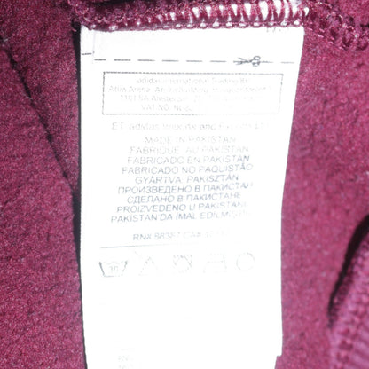 Adidas Men's Brown Pullover Hoodie L Regular Fit Graphic Logo Sweatshirt