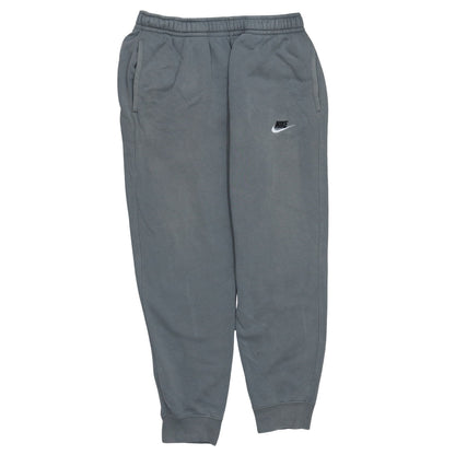 Nike Men's Grey Jogger Sweatpants M Regular Fit Fleece Activewear