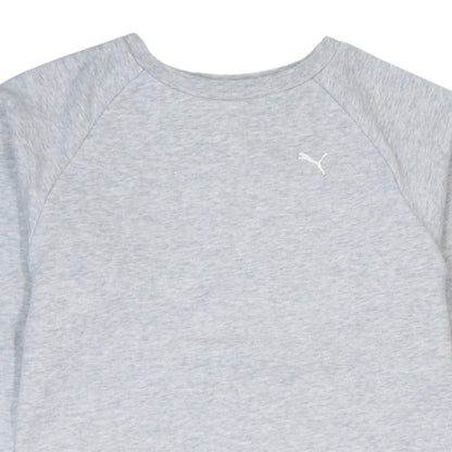 Puma Womens Grey XS Long Sleeve Pullover Sweatshirt Dress