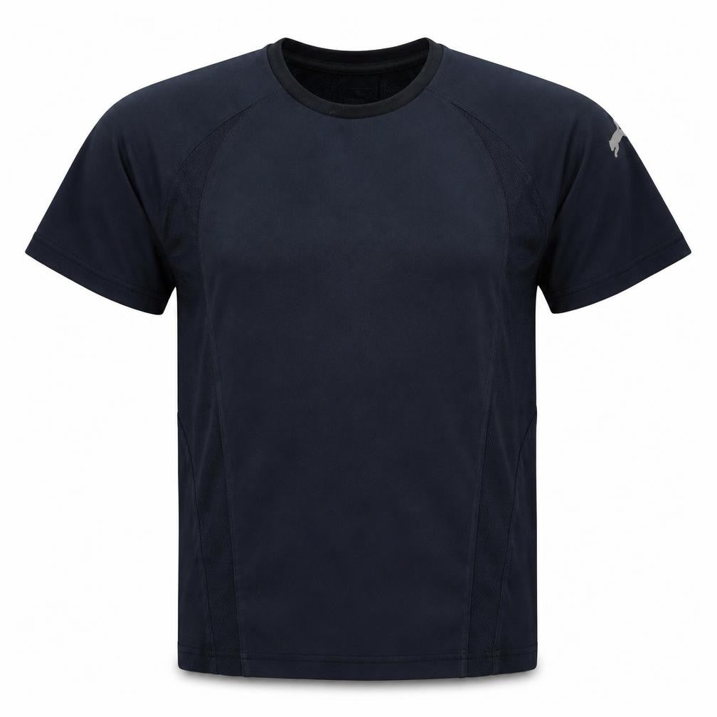 Puma Men's Black Small Athletic Fit Short Sleeve T-Shirt