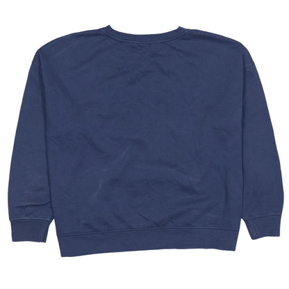 Disney Womens Blue Stitch Sweatshirt XL Lilo & Stitch Graphic Pullover