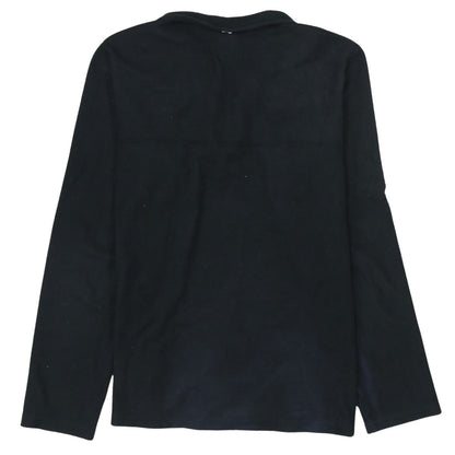 The North Face Boys Black Fleece Quarter Zip Pullover Sweatshirt XL 18-20