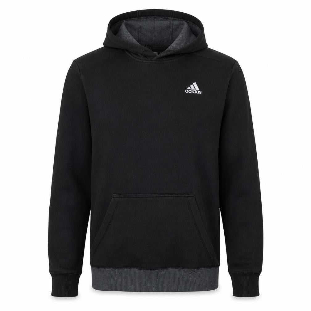 Adidas Men's Black Pullover Hoodie Small Regular Fit Sportswear