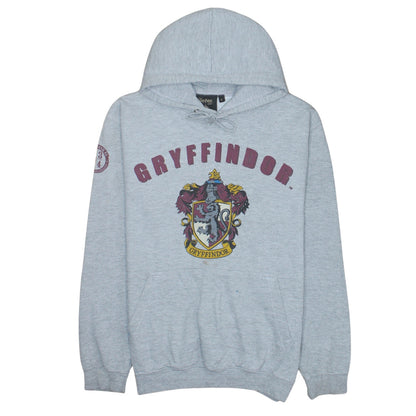 Harry Potter Gryffindor Grey Hoodie Men M Pullover Fleece Sweatshirt