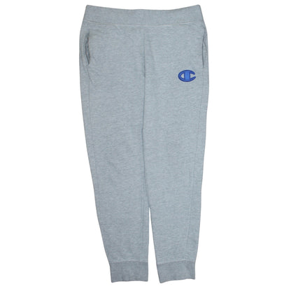Champion Men's Grey Jogger Sweatpants L Regular Fit Activewear