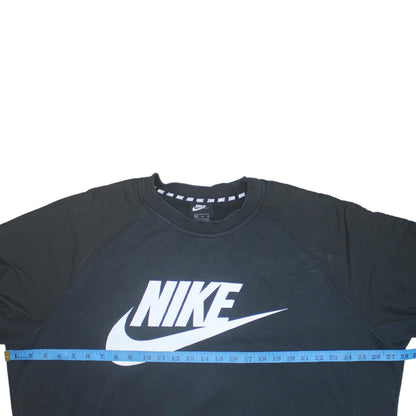Nike Men's Black XL Crew Neck Pullover Graphic Logo Sweatshirt