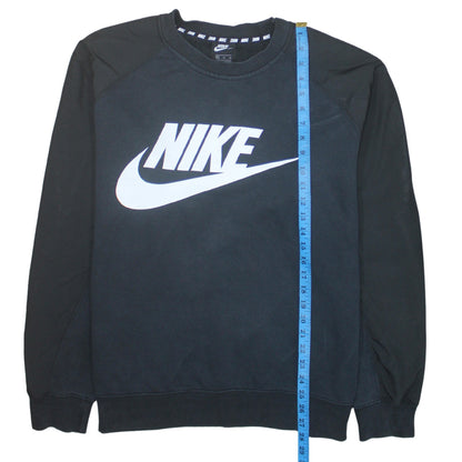 Nike Men's Black XL Crew Neck Pullover Graphic Logo Sweatshirt