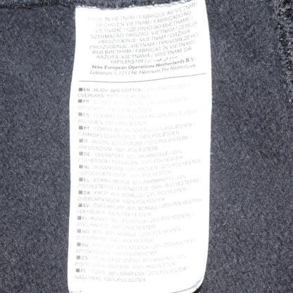 Nike Men's Black XL Crew Neck Pullover Graphic Logo Sweatshirt