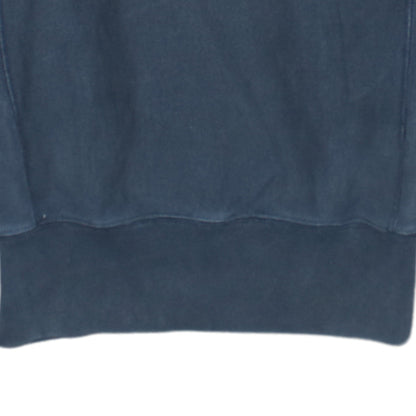 Champion Men's Blue Reverse Weave Sweatshirt Small Classic Pullover