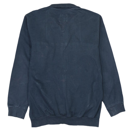 Lotto Men's Blue Cotton Track Jacket Size L Full Zip Sportswear