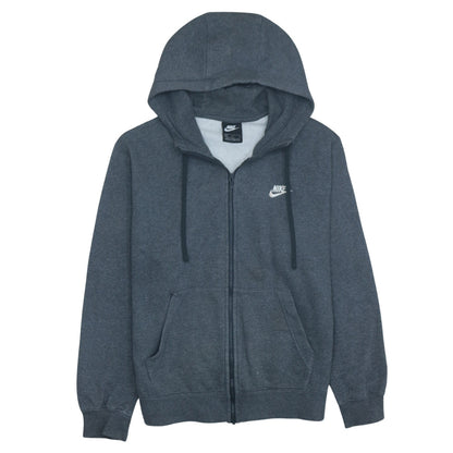 Nike Men's Grey Full Zip Hoodie Size M Regular Fit