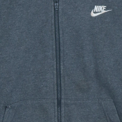 Nike Men's Grey Full Zip Hoodie Size M Regular Fit