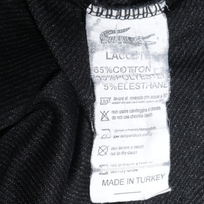 Lacoste Men's Black Crew Neck Pullover Sweatshirt Size S