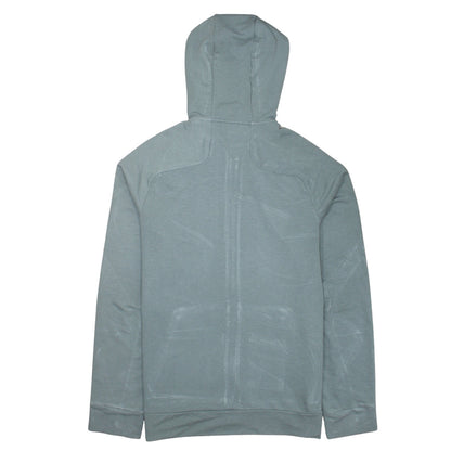 Nike Men's Grey Dri-Fit Full Zip Hoodie Size L Athletic Fit