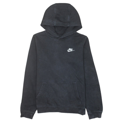 Nike Boys Black XL Pullover Hoodie Fleece Sweatshirt with Logo