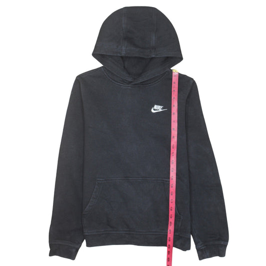Nike Boys Black XL Pullover Hoodie Fleece Sweatshirt with Logo