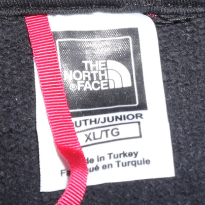 The North Face Boys Black XL Pullover Hoodie Graphic Print Cotton