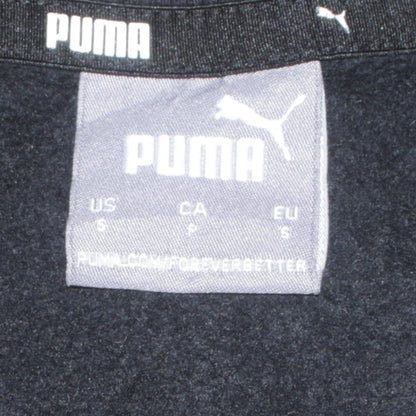 Puma Mens Black Crew Neck Pullover Sweatshirt Size S