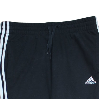 Adidas Womens Black 12-14 Jogger Sweatpants with Stripes