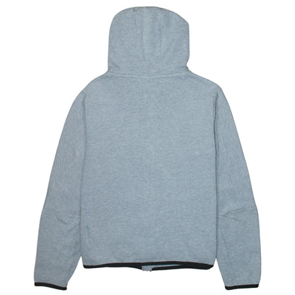 Nike Boys Grey XL Full Zip Hoodie with Logo and Pockets