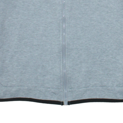 Nike Boys Grey XL Full Zip Hoodie with Logo and Pockets