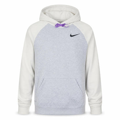 Nike Men's Grey Dri-FIT Pullover Hoodie M Regular Fit Sportswear