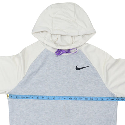Nike Men's Grey Dri-FIT Pullover Hoodie M Regular Fit Sportswear