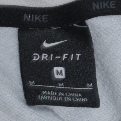 Nike Men's Grey Dri-FIT Pullover Hoodie M Regular Fit Sportswear
