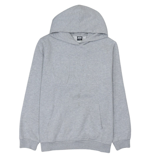 George Star Wars Men's Grey Pullover Hoodie Size L Regular Fit