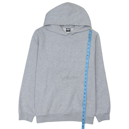 George Star Wars Men's Grey Pullover Hoodie Size L Regular Fit