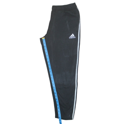 Adidas Mens Black L Track Pants Football Tapered Joggers