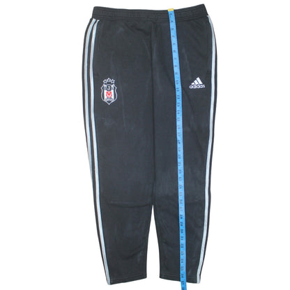 Adidas Mens Black L Track Pants Football Tapered Joggers