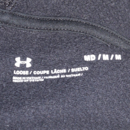 Under Armour Men's Black Pullover Hoodie Size M Relaxed Fit