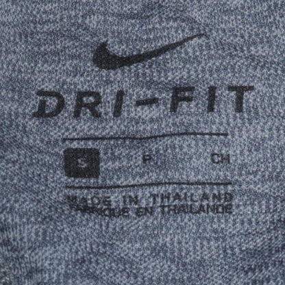 Nike Men's Grey Dri-Fit Track Jacket Size S Full Zip Polyester