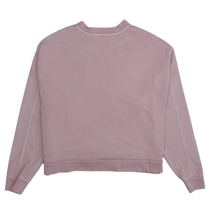 Levi's Women's Pink Crew Neck Pullover Sweatshirt Medium
