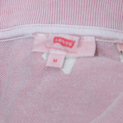 Levi's Women's Pink Crew Neck Pullover Sweatshirt Medium