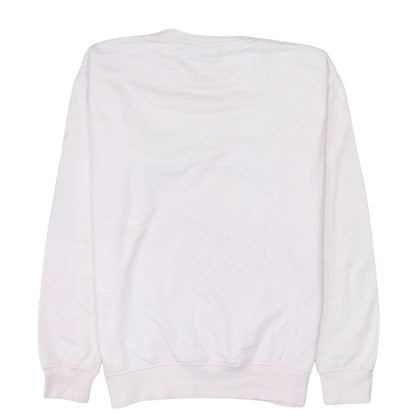 Ellesse Mens White XS Crew Neck Pullover Sweatshirt
